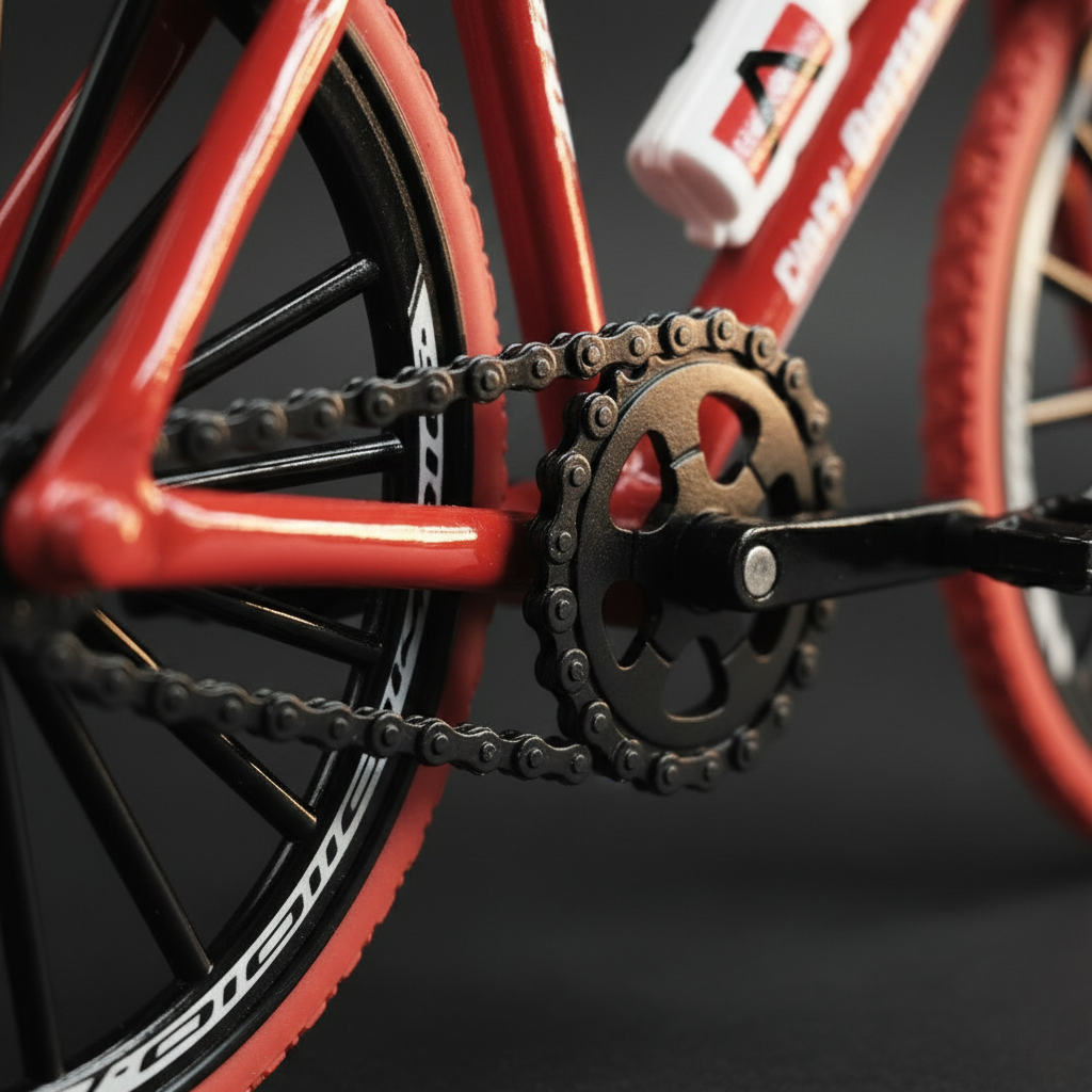 Bici roja completa