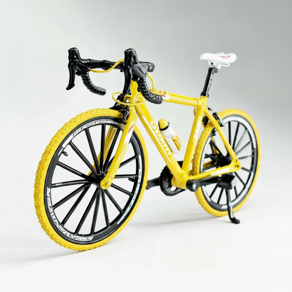 Bici coleccionable amarilla